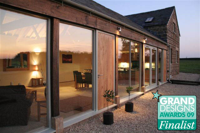 Design and build contractors of ‘The Threshing Barn’, runner up Grand Designs Award – ‘best conversion – 2009′